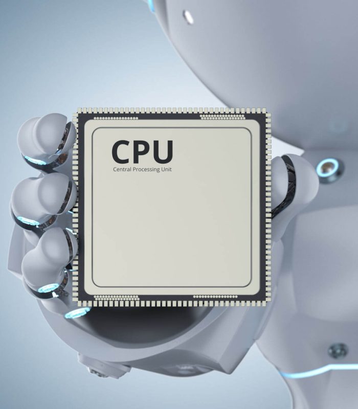 cpu micro processador robo chip robotica tecnologia
